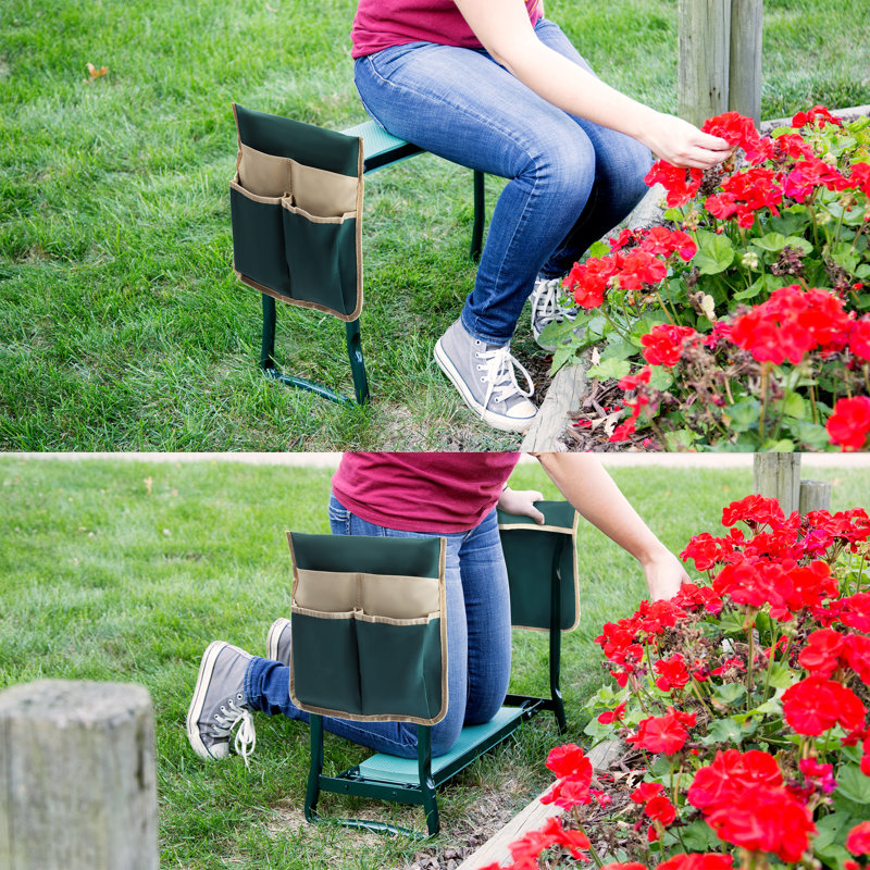 Pure Garden Foldable Gardening Kneeling Bench & Reviews Wayfair